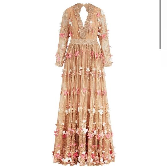 Nichole Lynel Long Sleeve Gown NWT - Picture 9 of 9